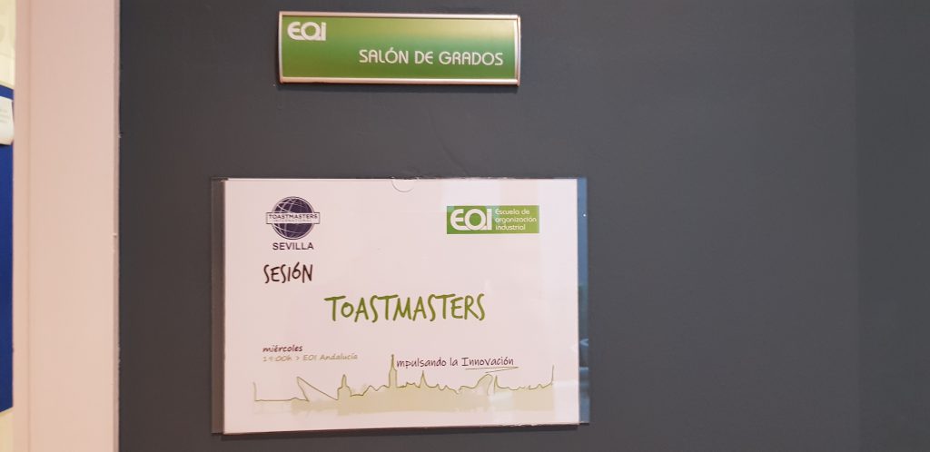 Salón de Grados EOI Toastmasters Sevilla